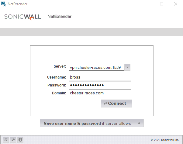 Using VPN - SonicWall NetExtender